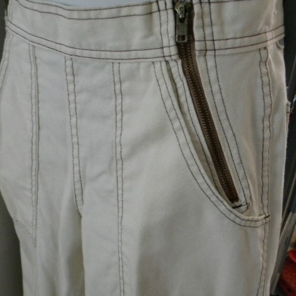 Vintage RETRO Bottoms UP front side zip  bell bottom jean - Picture 12 of 15